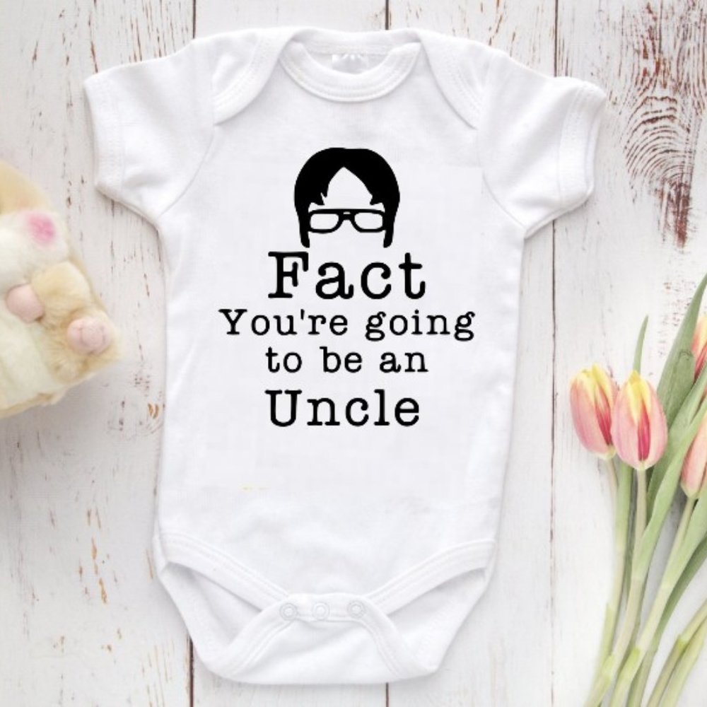 The Office FACT you're going to be an Uncle Onesie